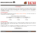 Tablet Screenshot of bazar.broukservis.cz